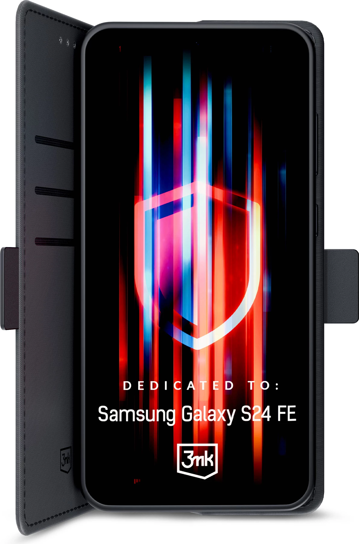 Mbështjellës 3mk Wallet Case për Samsung Galaxy S24 FE, i zi