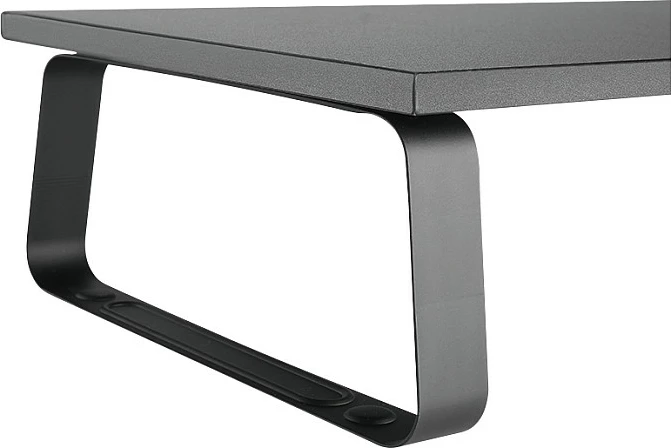 Ngritës monitori LogiLink, për monitor/laptop, chipboard dhe çelik, e zezë