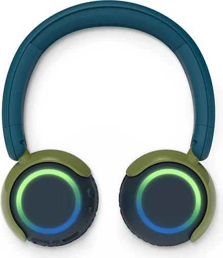 Kufje wireless për fëmijë, Philips TAK4200CT/00, Bluetooth, deri 45 orë bateri, mikrofon, LED, shumëngjyrëshe