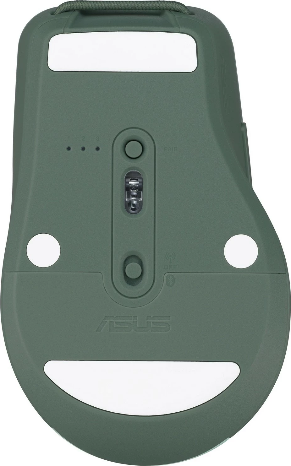 Maus ergonomik Asus MD200, wireless, jeshil