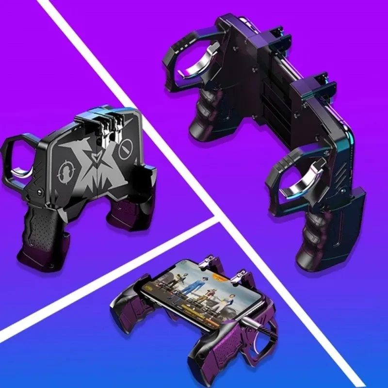 Gamepad K21, kontrollor për lojëra në celular, i zi