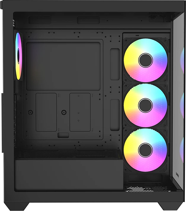 RAIDMAX Infinita i800 RGB Kasë kompjuteri – Mid-Tower – e zezë