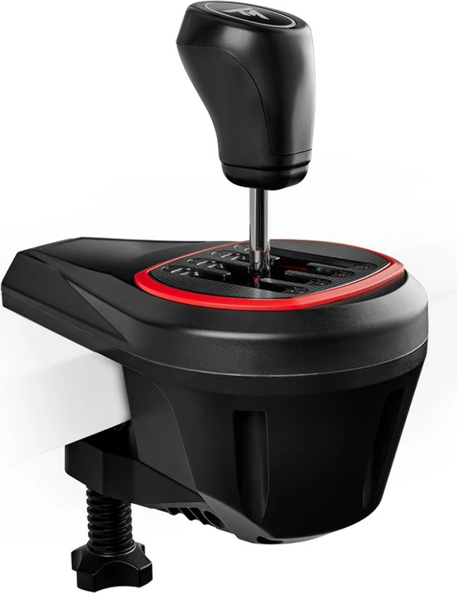 Shifter Thrustmaster TH8S, Racing shifter add-on, PS5, PS4, Xbox One, Xbox Series X|S, e zezë, e kuqe