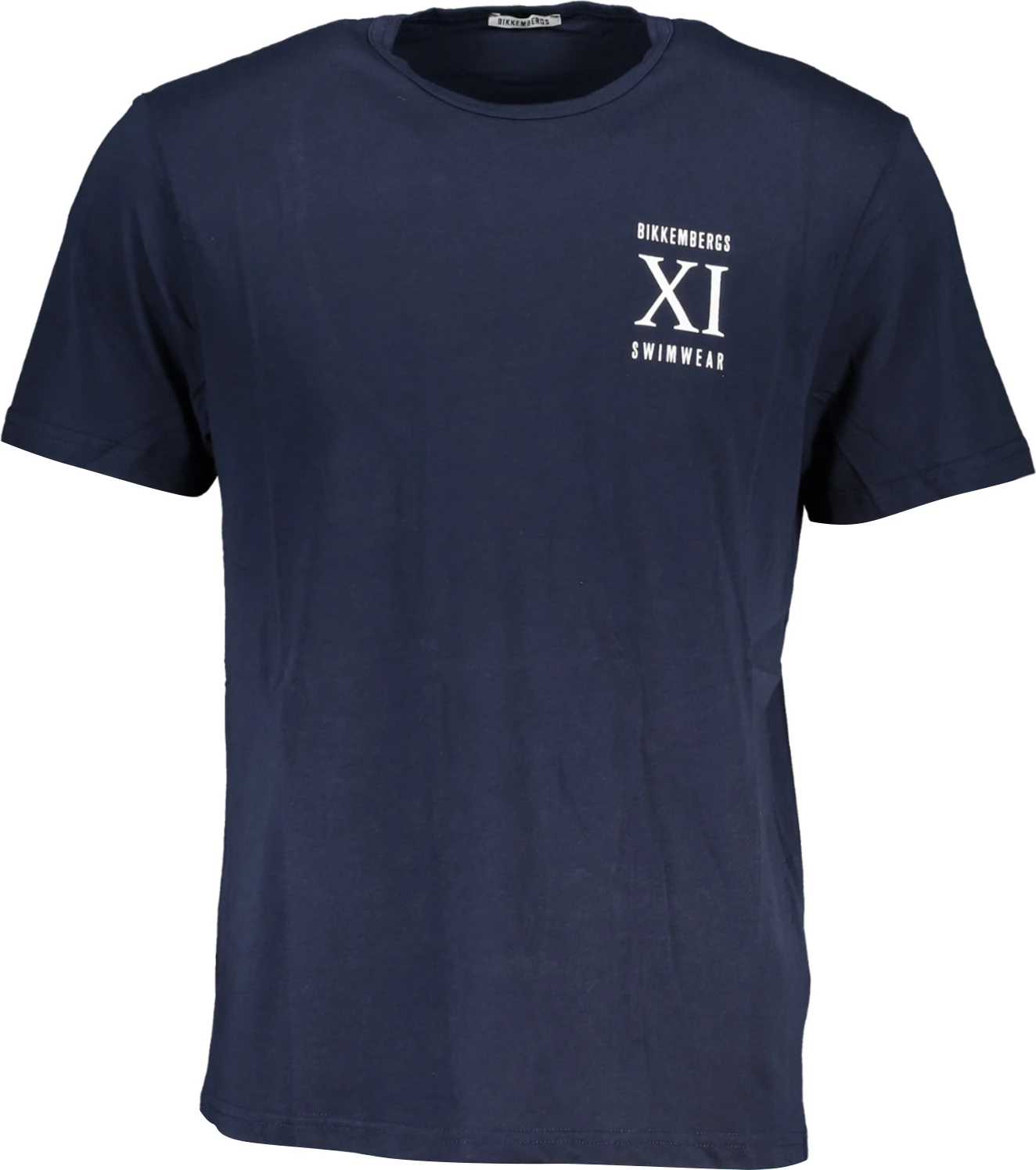 Maicë për meshkuj Bikkembergs me mëngë të shkurta, blu