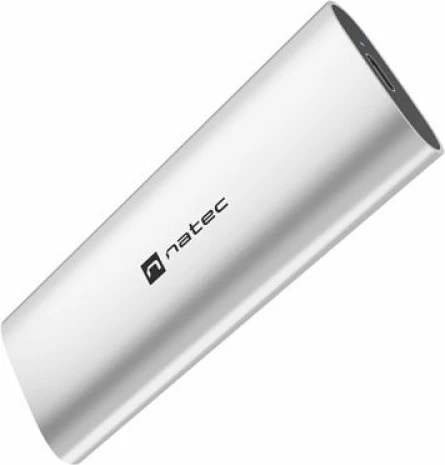 Kuti SSD NATEC Rhino M.2 NVMe Lite USB-C 3.2, argjendtë