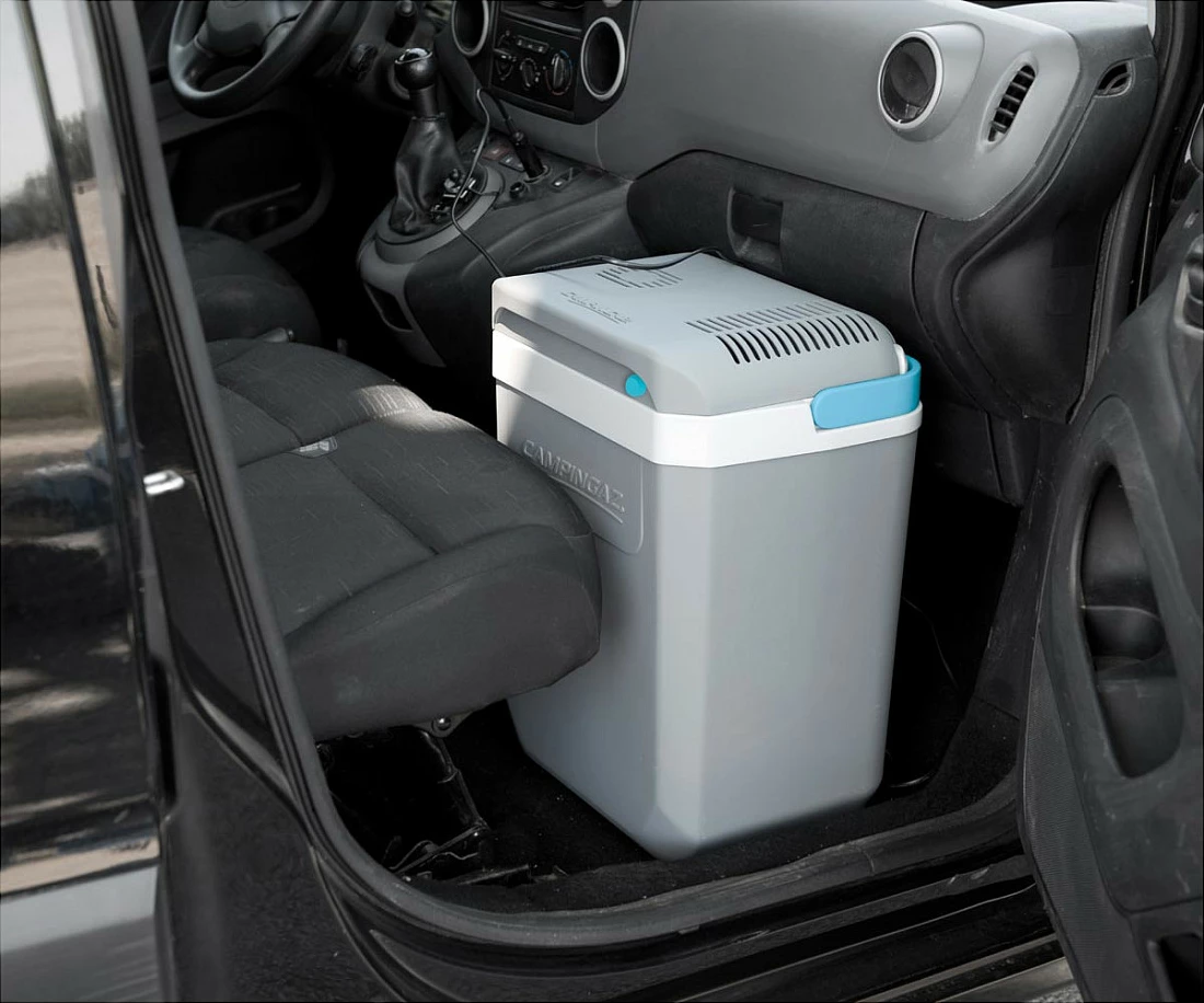 Kuti ftohëse elektrike Campingaz Powerbox Plus, 24 L, 12V/230V, e kaltër