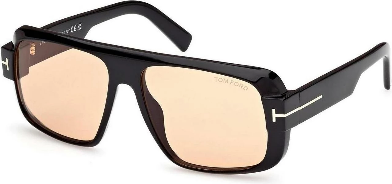 Syze dielli për meshkuj Tom Ford Navigator FT1101 01E, të zeza