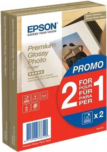 Letër fotografike Premium Glossy, Epson, 255 g / m2, 10 x 15 cm