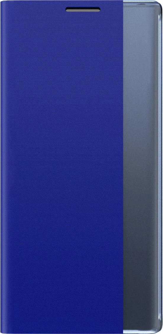 Mbështjellës Hurtel Sleep Case Bookcase me smart window për iPhone 13, kaltër