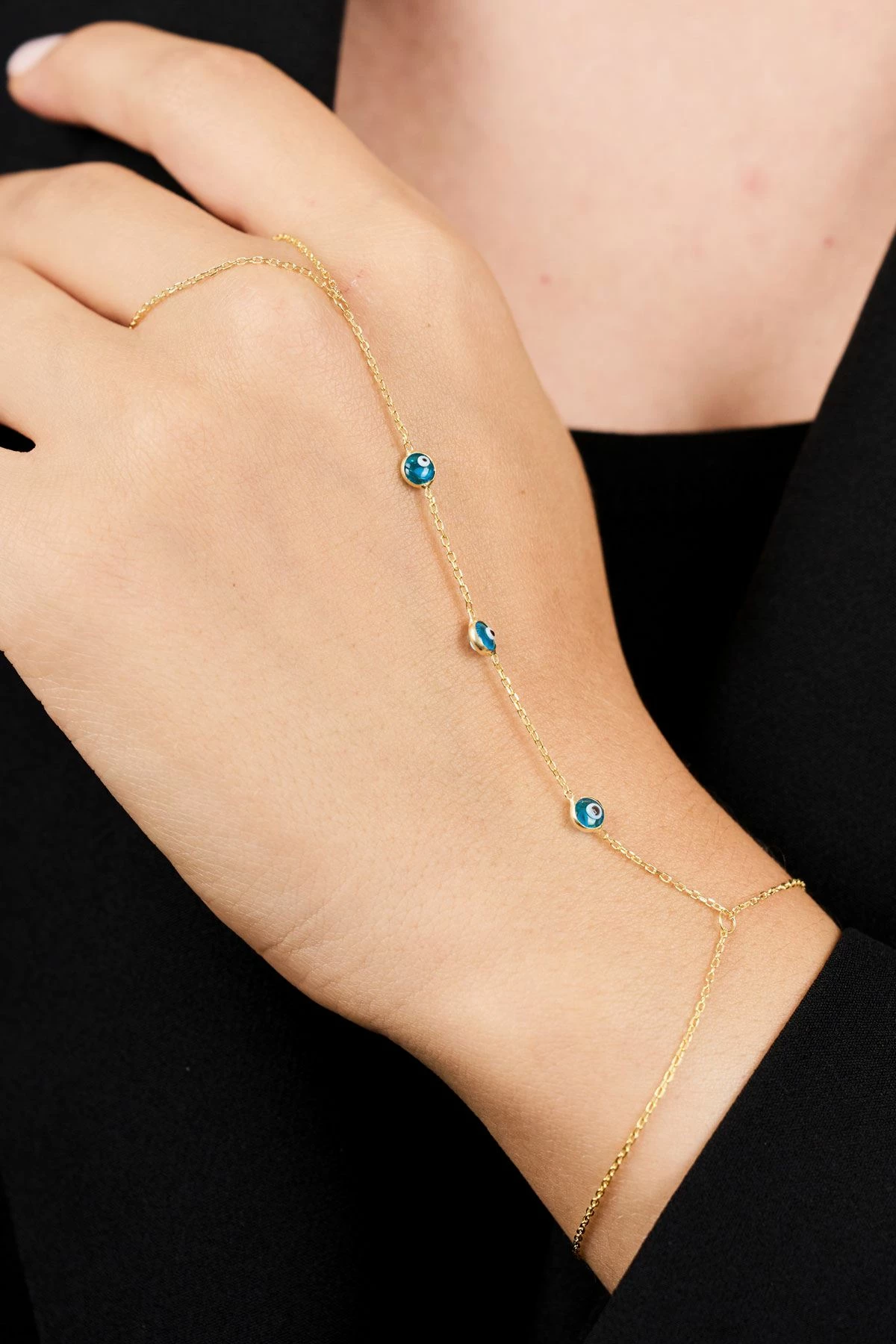 Zinxhir argjendi Elika, ngjyrë ari, TFNY65210