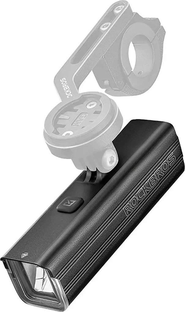 Dritë për biçikletë Rockbros RHL1500, LED, 5000 mAh, Alumini, IPX6