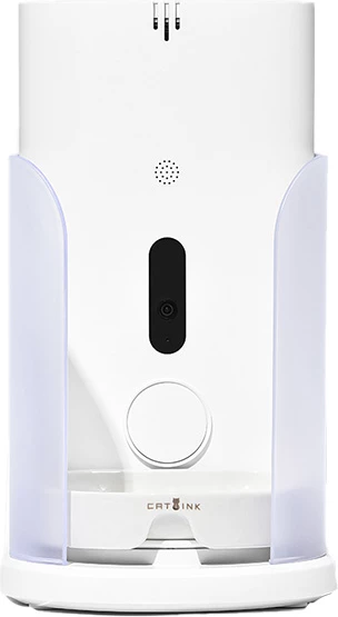 Dozator smart ushqimi për mace Catlink F02, Face Recognition, 3.5 L, tas qeramik, i bardhë