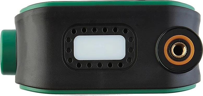 Kompresor portativ ajri, Tracer RES-07BEL (TRAKOM47496), presion 10 bar, bateri 4000 mAh, power bank, dritë LED, e zezë/jeshile