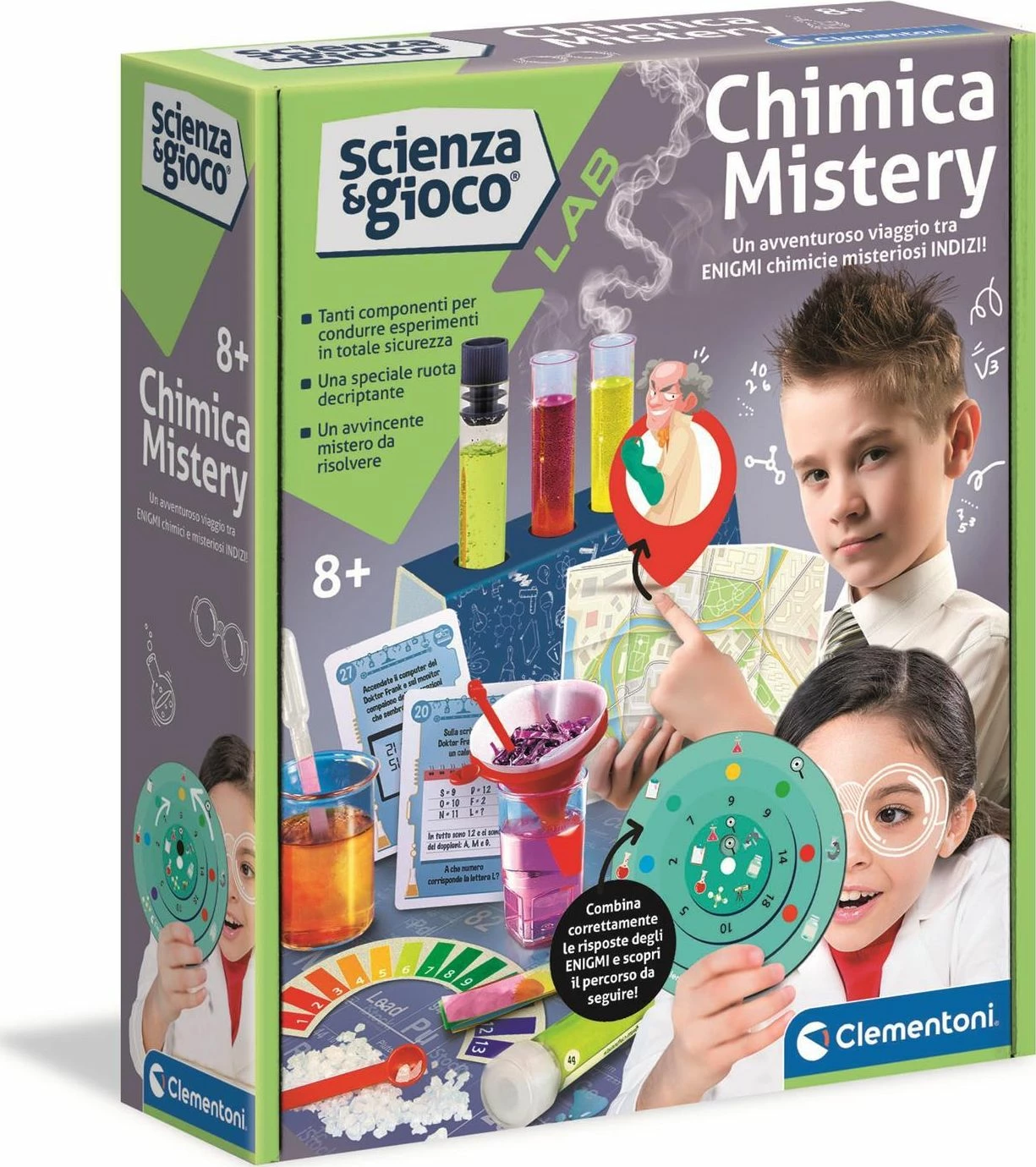 Set kimie Clementoni Scientific Fun Fascinating Chemistry 50699, 8+