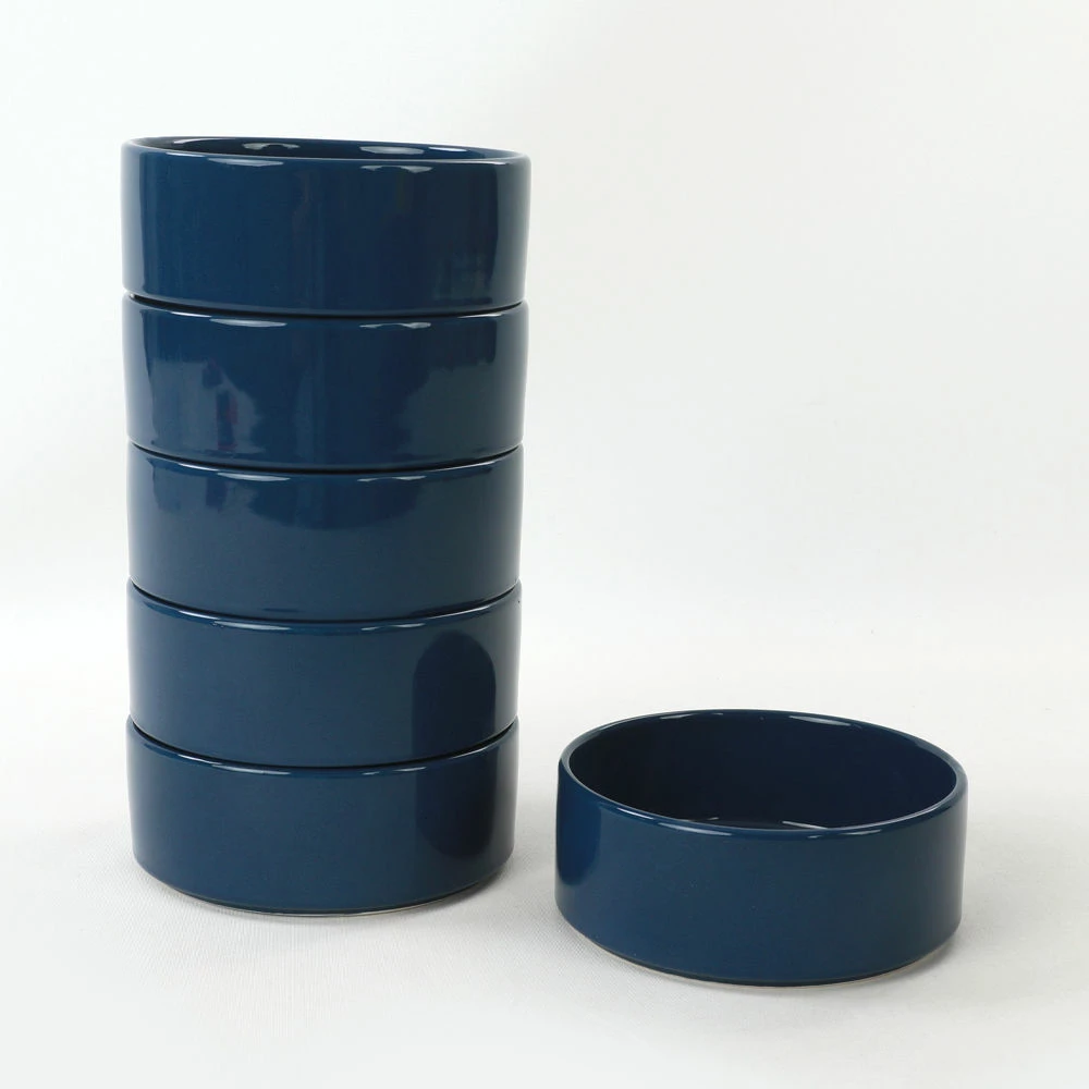 Set tasash qeramike (6 copë), Hermia Concept, ST038606F414A000000MAKA500, ngjyrë blu e errët