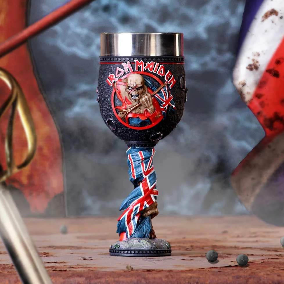 Krigël koleksionuese NEMESIS NOW Iron Maiden The Trooper me insert inox të heqshëm