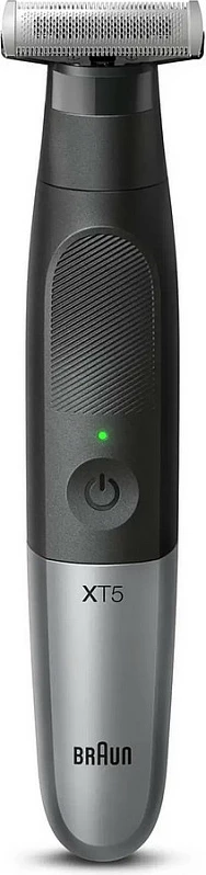 Makinë rroje Braun Series X XT5200, Face+Body+Travel, pa kabllo, waterproof, e zezë/argjendtë