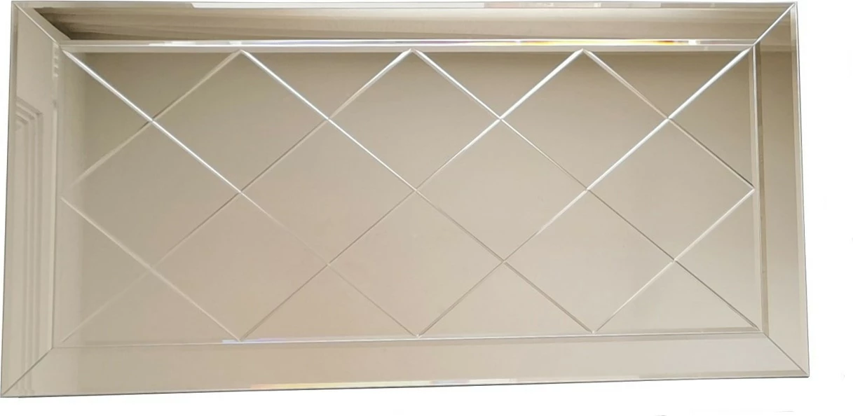 Pasqyrë Hanah Home, A306Y, ngjyrë argjendi, 130x65cm