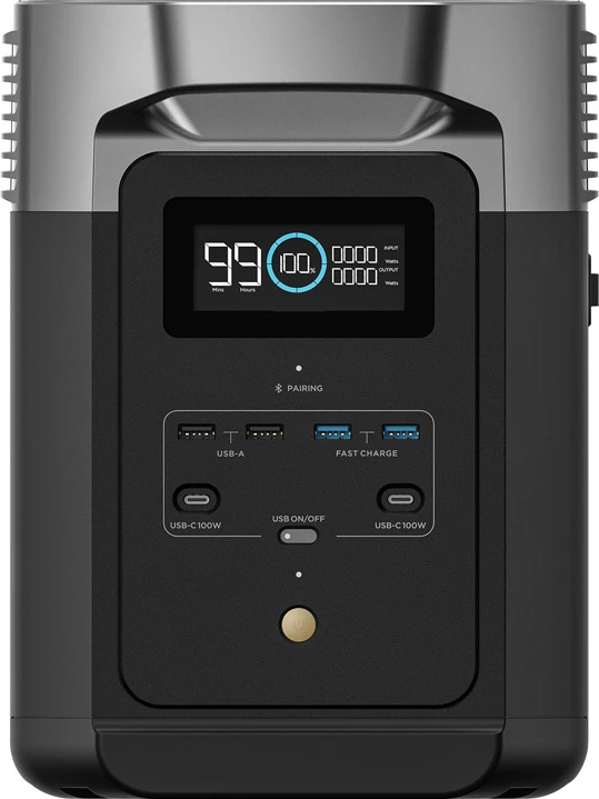 Stacion portativ energjie EcoFlow DELTA 2, 1024 Wh, 1800W, i zi