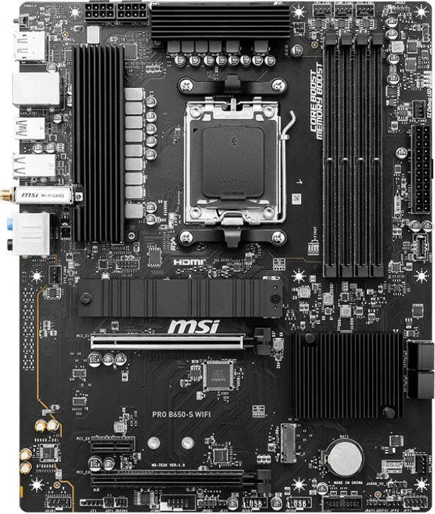 Pllakë amë MSI PRO B650-S WIFI, AMD, Socket AM5, DDR5, 192 GB