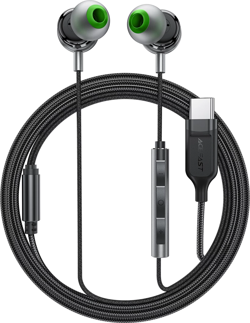 Kufje Acefast L5 me tela, USB-C, 1.2m, Zeza