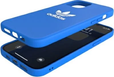 Mbështjellës Adidas OR Molded Case BASIC për iPhone 12 Pro Max, Kaltër/Bardhë