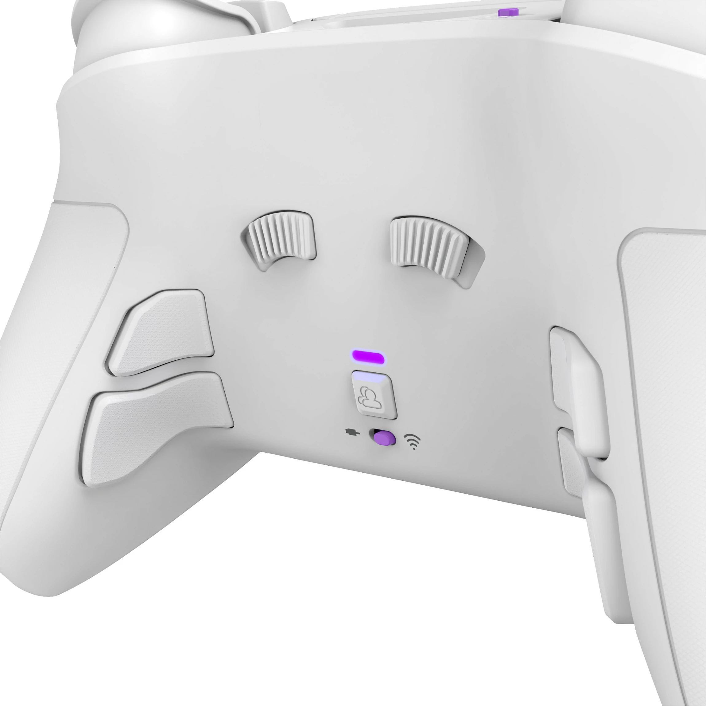 Kontroller lojërash PDP Victrix Pro BFG Wireless, për PS5/PS4 & PC, USB-C, bardhë/vjollcë