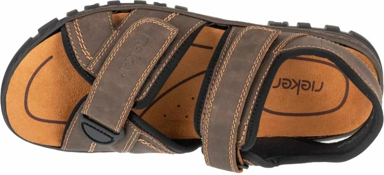 Sandale për meshkuj Rieker, të kafta