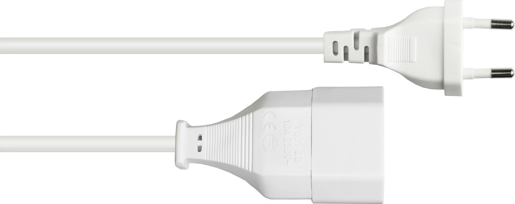 Kabllo zgjatëse Euro GoodConnections 5 m, Type C, e bardhë