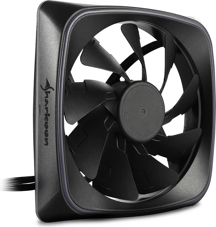 Ventilator kasë SHARKOON RGB SHARK Lights 120mm, 1000 RPM, i zi