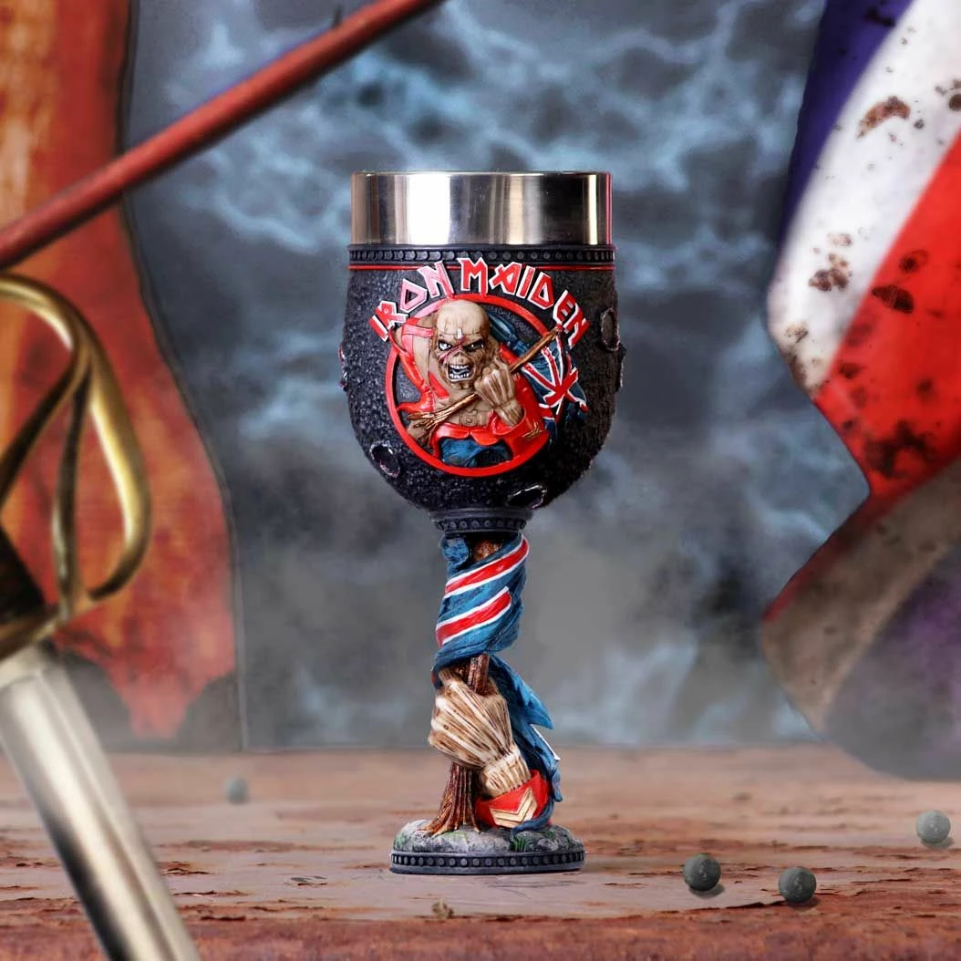 Krigël koleksionuese NEMESIS NOW Iron Maiden The Trooper me insert inox të heqshëm