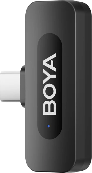 Mikrofon pa tela BOYA BY-V10 V2.0 2.4GHz USB-C, set me transmetues dhe marrës, i zi