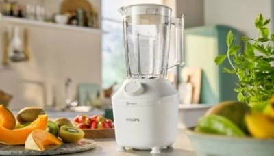 Blender Philips HR2041/00 450 W, 1 L, ProBlend, bardhë