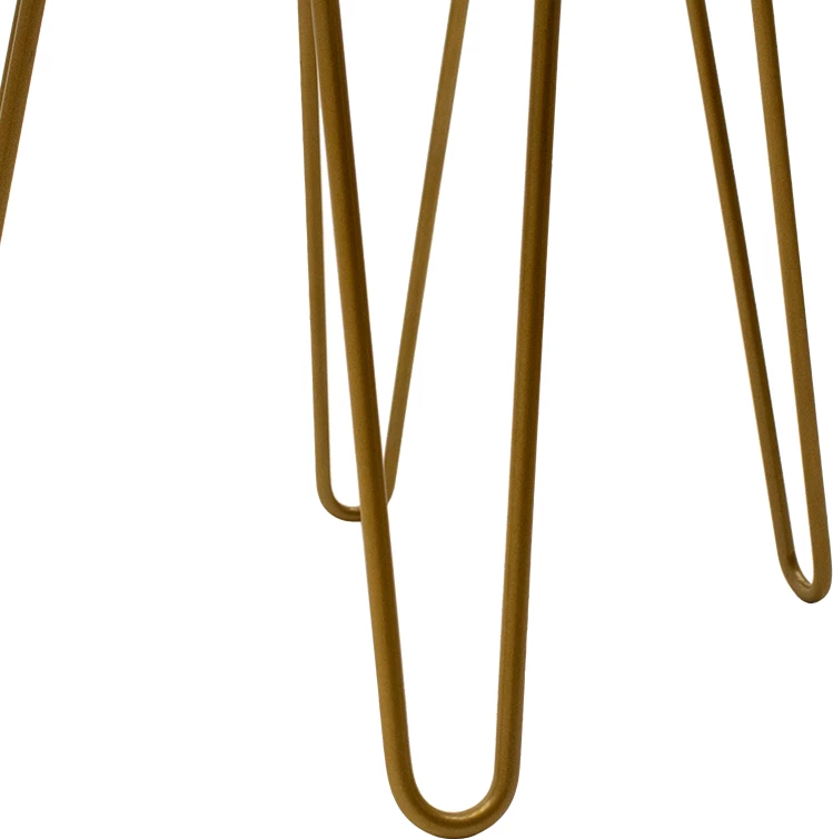 Komodin Isla, ngjyrë bardhë-ari, 42x35x55cm