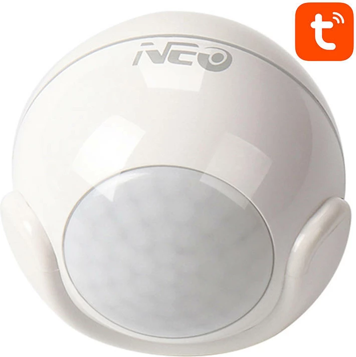 Sensor lëvizjeje Neo NAS-PD01W, Wi-Fi, Tuya Smart Life, i bardhë