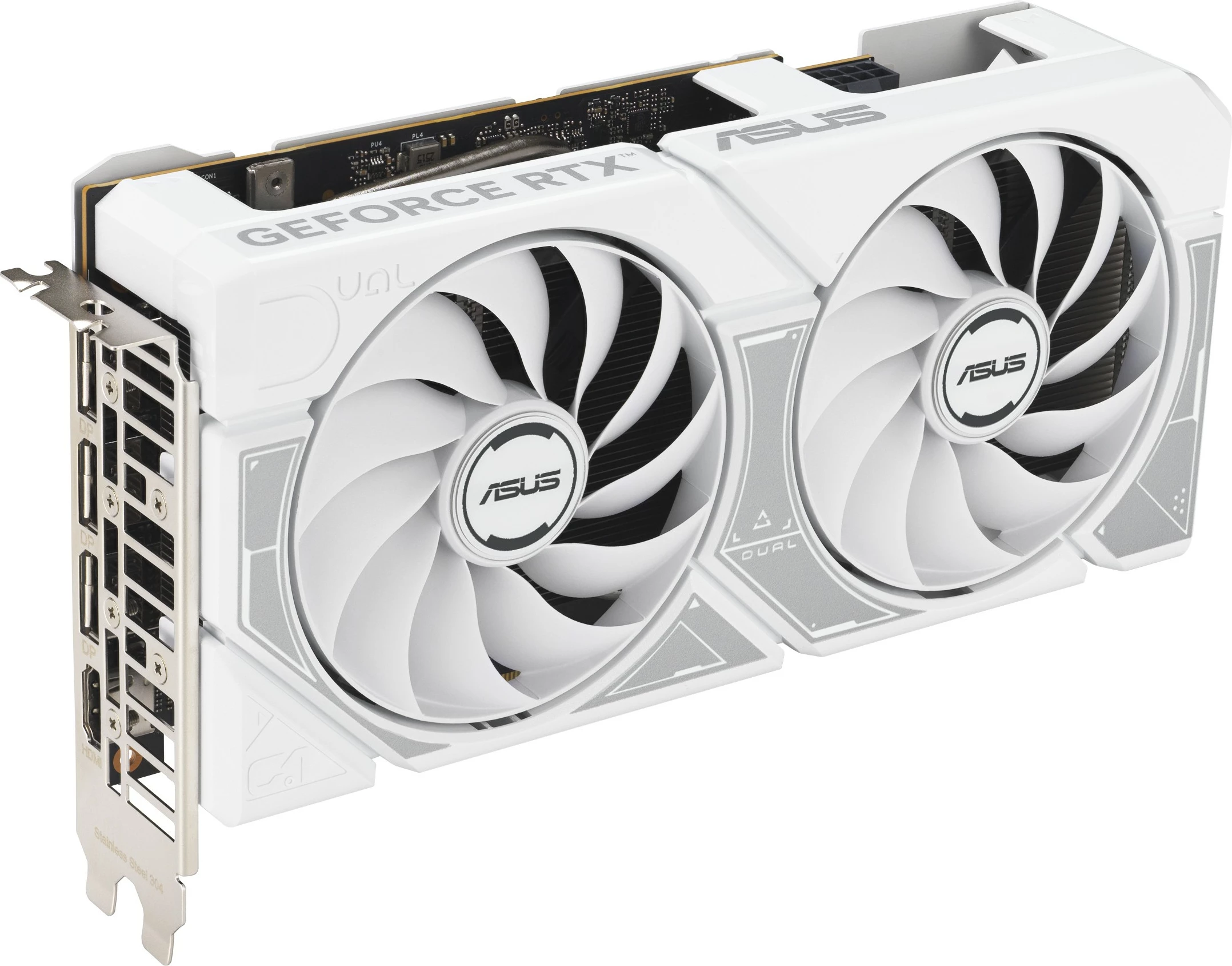 Kartelë grafike ASUS RTX5060 8GB GDDR7 e bardhë