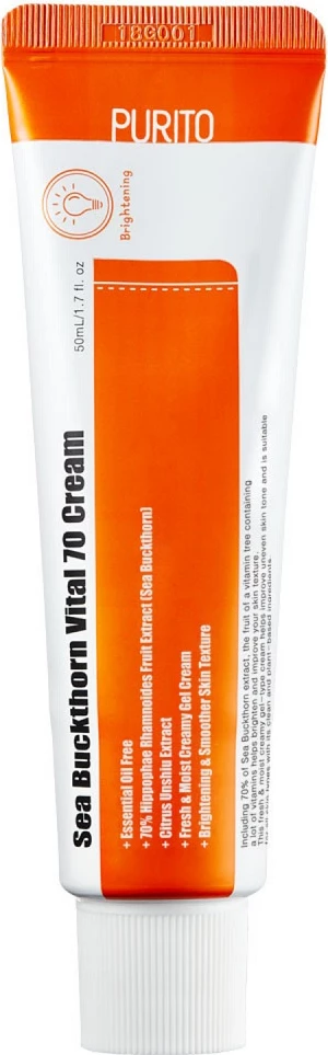 Krem për fytyrë PURITO Sea Buckthorn Vital 70 Cream për femra 50ml