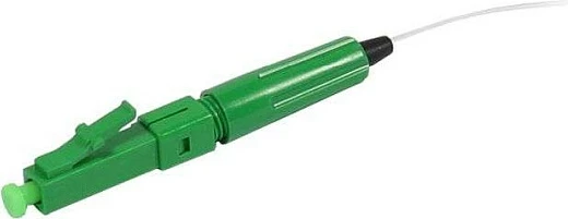 Konektor fibër optike Synergy21 S215667, LC/APC mashkull, 9/125µm, 0.9mm, 10 copë, gjelbër