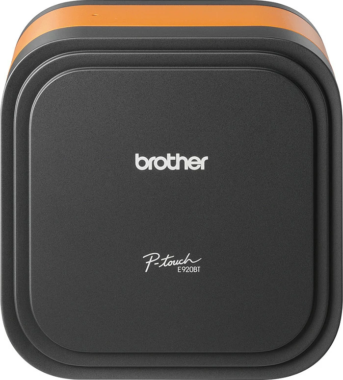 Printer etiketash Brother P-touch PT-E920BT, Bluetooth, USB-C, 360x360 DPI, zi/portokalli