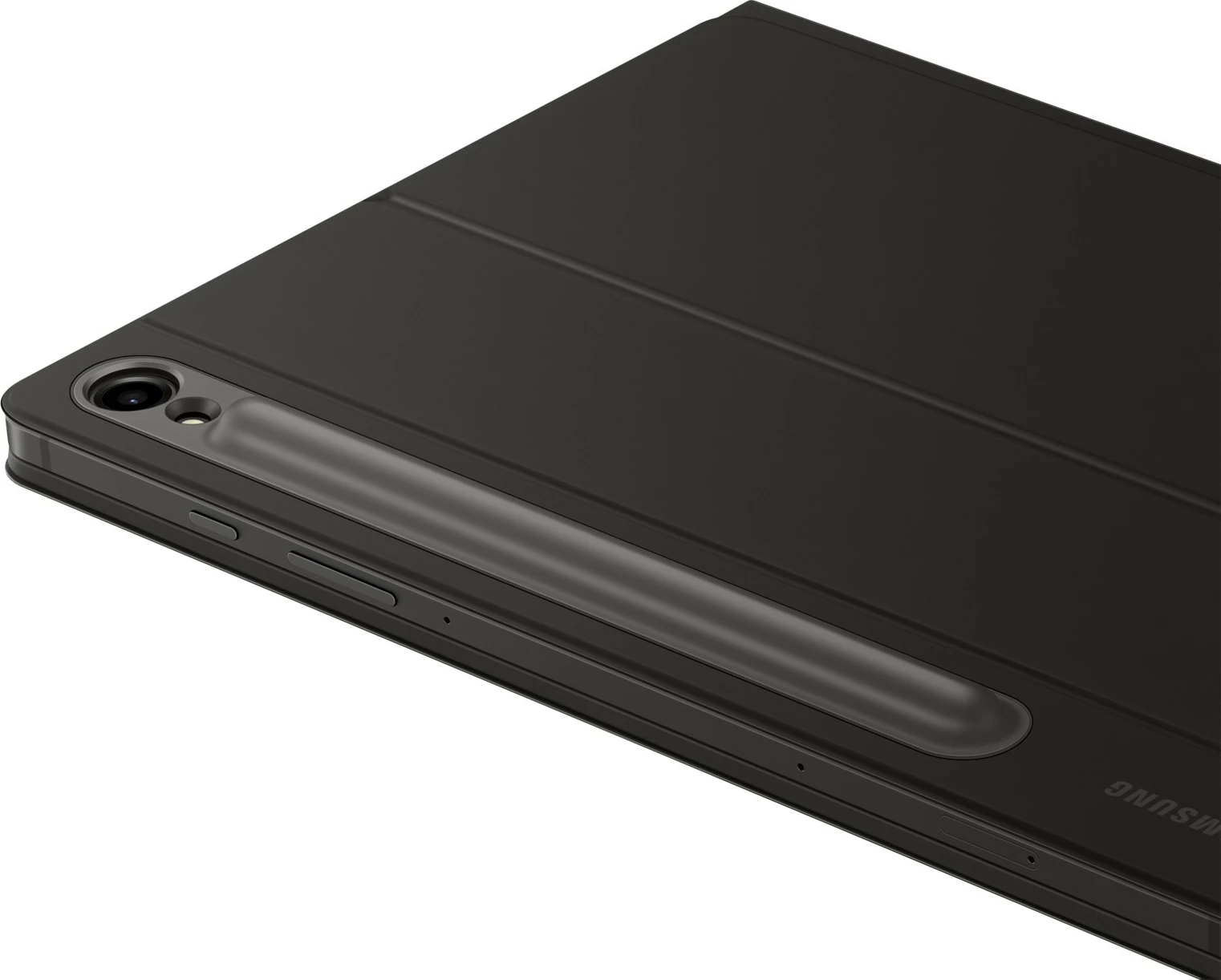 Mbështjellës tastierë Samsung EF-DX725, QWERTZ, Galaxy Tab S9, Galaxy Tab S9 FE, e zezë