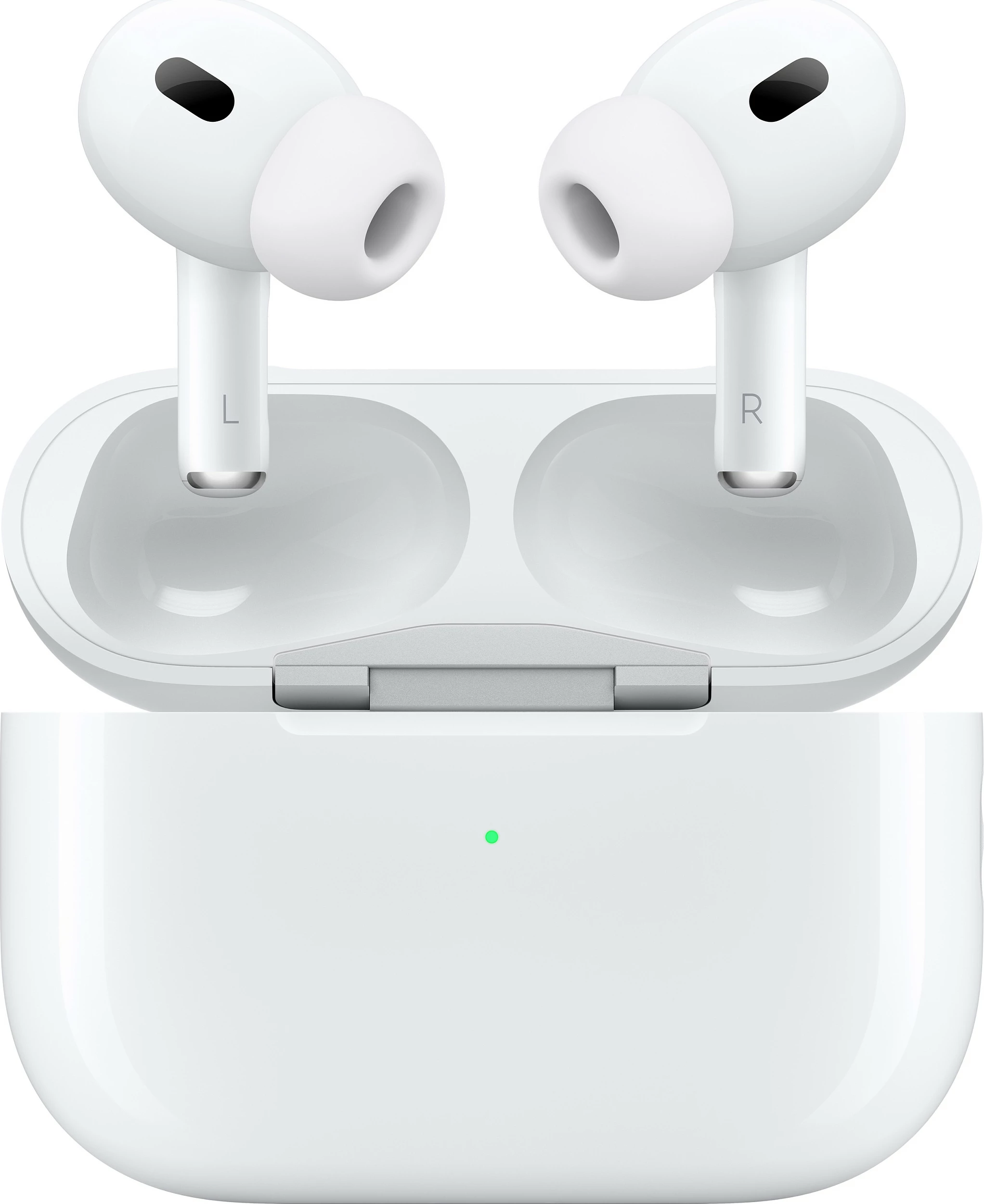 Kufje Apple AirPods Pro Gjenerata 2 me MagSafe Case USB-C, 30 orë, të bardha