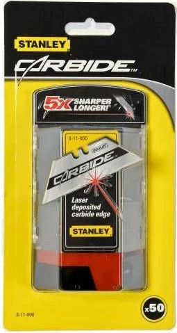 Teh trapezoidal Stanley Carbide Blade 8-11-800, 50 copë