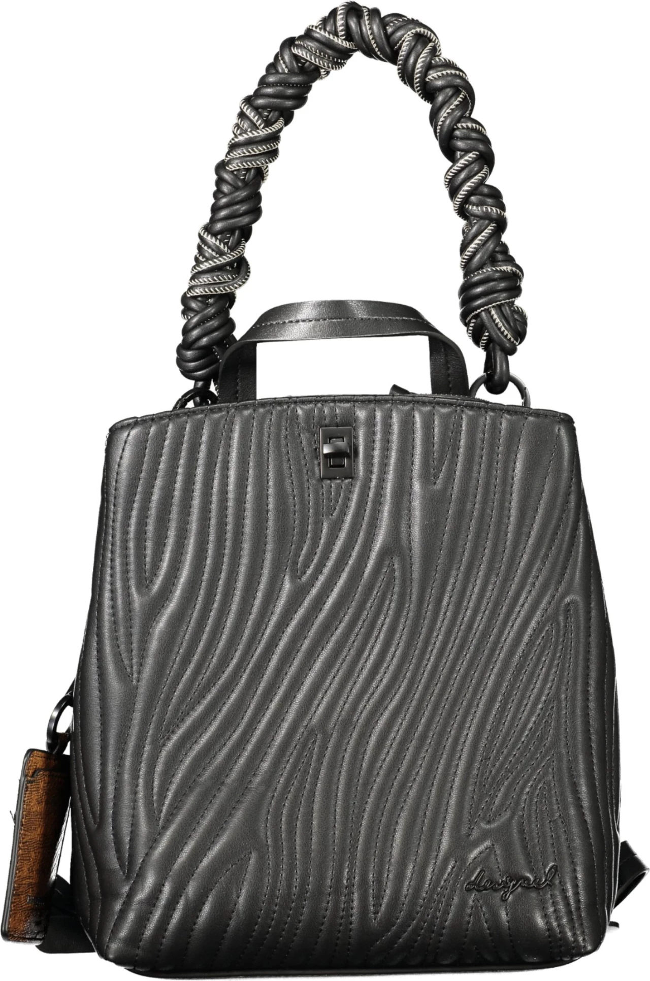 Çantë shpine për femra Desigual Helium Sumy Mini, të zezë