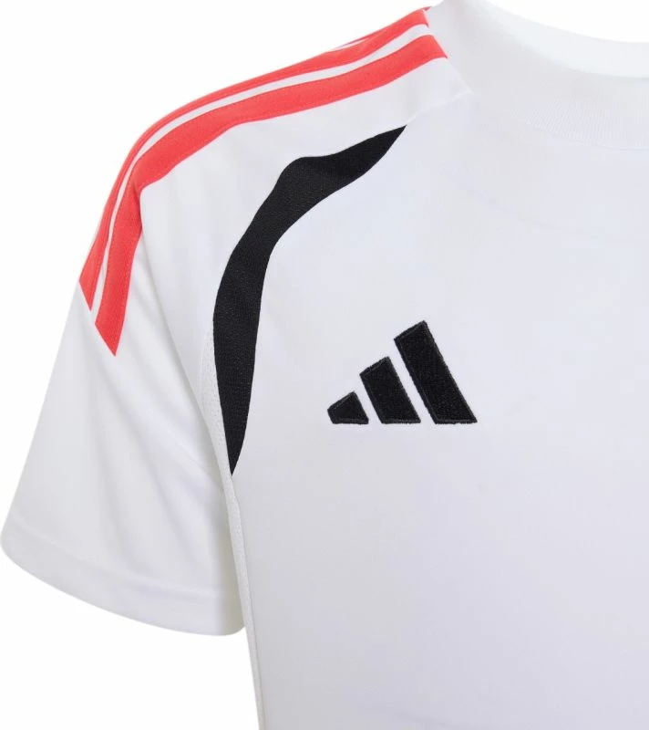Fanellë për fëmijë adidas, e bardhë, e zezë dhe e kuqe [Madhësia: 116 cm]
