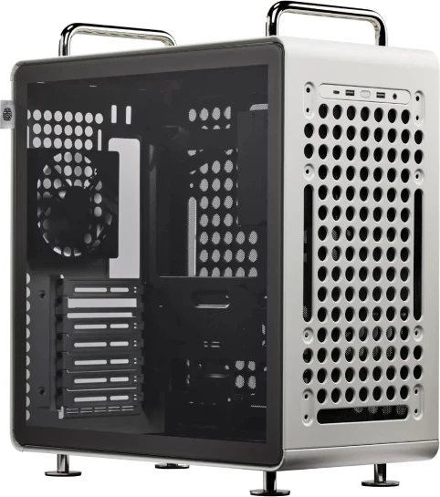 Kasë kompjuteri Cooler Master Qube 540 Moonstone (Q540-LGNN-S00), Mid-Tower, Tempered Glass, e bardhë