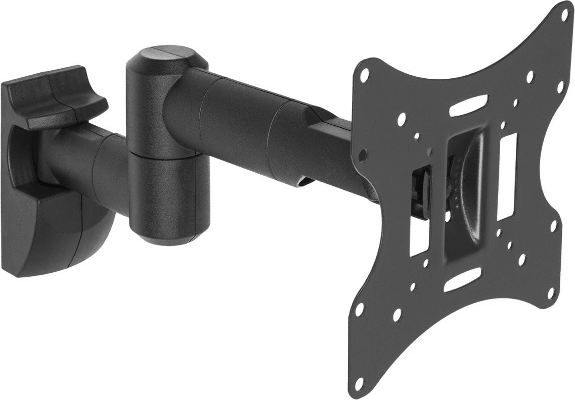 Mbajtës muri për TV ose monitor Maclean MC-503B, universal, 23-42", 30 kg, VESA 200x200, i zi