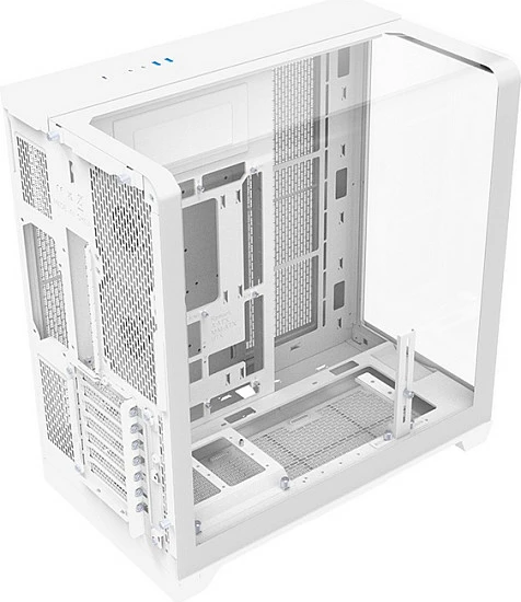 Kasë Thermaltake View 390 TG, Midi Tower ATX/micro ATX/Mini-ITX, Tempered Glass, USB-C, e bardhë