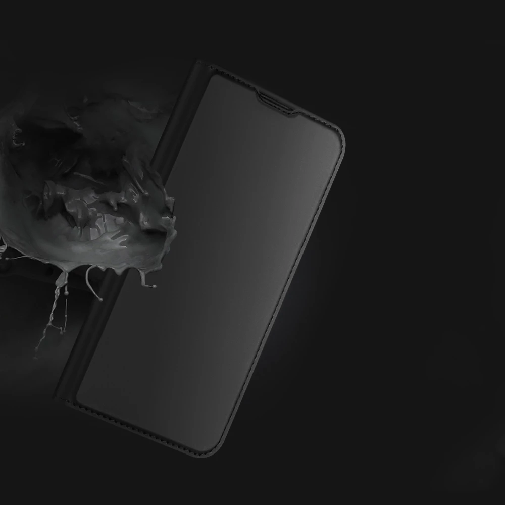 Mbështjellës Dux Ducis Skin Pro për iPhone 14 Plus, eko lëkurë, e zezë