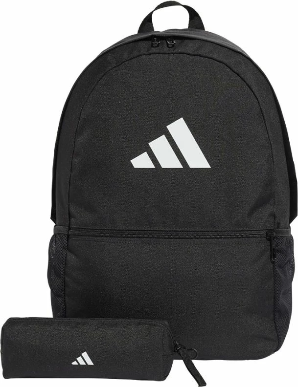Çantë shpine adidas Classic JI8081 me kuti lapsash, e zezë