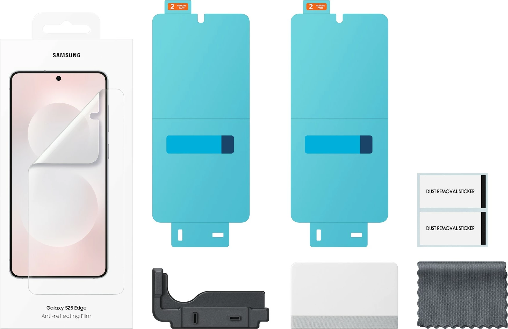 Mbrojtës ekrani Samsung Galaxy S25 Edge, anti-reflektues, transparent